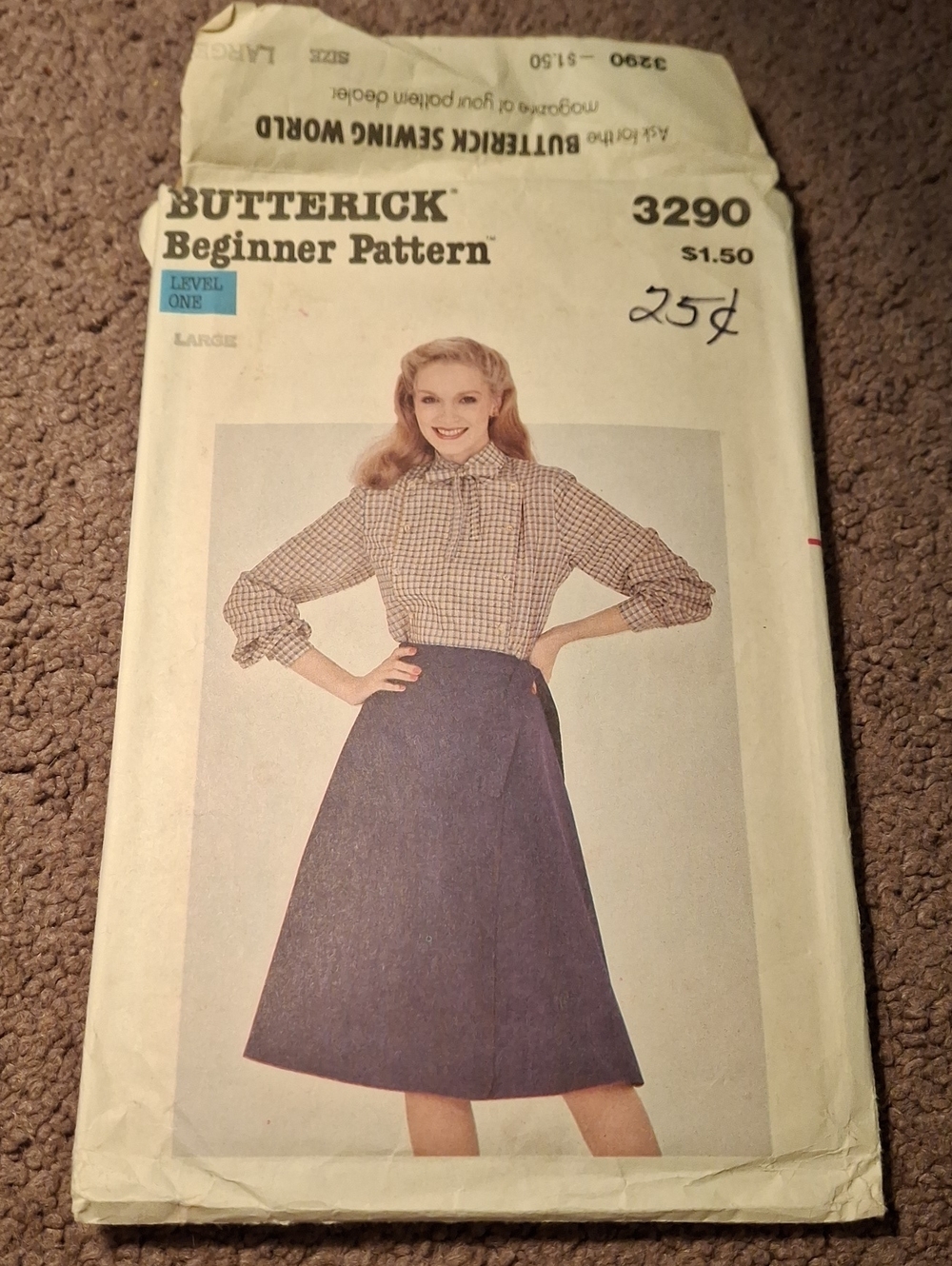 3290 Butterick Beginner Patter